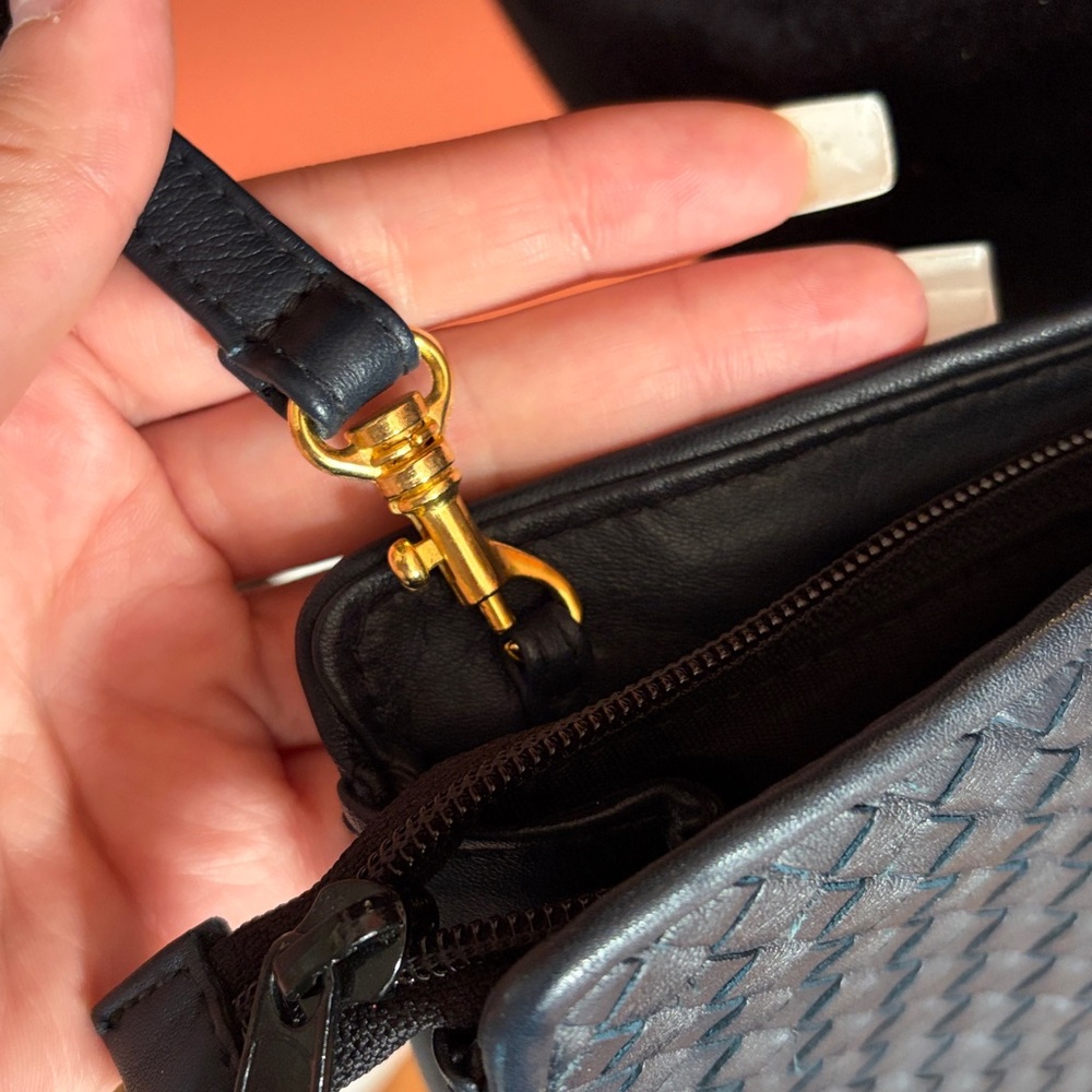 Ganson Woven Leather Crossbody bag - Picture 9 of 9